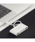 Adapter USB-C auf Multiport, weiß, DVI mit FullHD, DP mit 4K60Hz, 0,10 m,