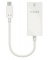 Adapter USB-C auf Ethernet, Gigabit 1000Mbps, iSerie 0,10m, weiß, für