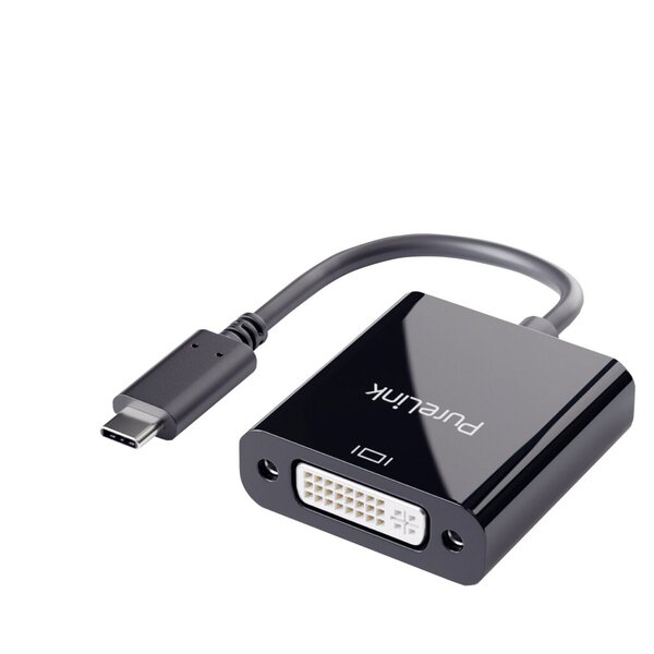 4251364719046 - Adapter USB-C auf DVI schwarz 010 m iSerie WUXGA1920x1200 4251364719046 PureLink 4251364719046 - Adapter USB-C auf DVI schwarz 010 m iSerie WUXGA1920x1200 4251364719046 PureLink