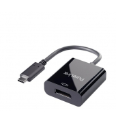 USB-Kabel iSerie IS201, 0,1m, USB-C DisplayPort, schwarz