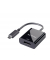 USB-Kabel iSerie IS201, 0,1m, USB-C DisplayPort, schwarz