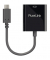 Adapter USB-C auf DisplayPort, schwarz 0,10 m, iSerie, 4K60Hz,