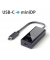 Adapter USB-C auf mini DisplayPort, schwarz, 0,10 m, iSerie,