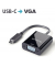 Adapter USB-C auf VGA, schwarz 0,10 m, iSerie, 4K60Hz,