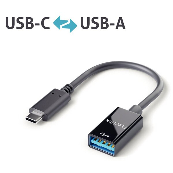 4251364719084 - Adapter USB-C auf USB-A 31 Gen 1 schwarz 010 m iSerie 5Gbps und 4251364719084 PureLink