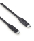 USB-C-Kabel auf USB-C, 3.1, Gen 1, schwarz, 1,00 m, iSerie, vergoldete