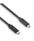USB-C-Kabel auf USB-C, 3.1, Gen 2, schwarz, 1,00 m, iSerie, vergoldete