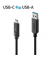 USB-C-Kabel auf USB-A, 3.1, Gen 1, schwarz, 1,50 m, iSerie,