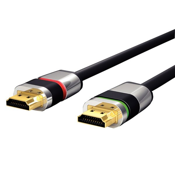 4260134125529 - Ultimate ULS1000 - hdmi mit Ethernetkabel - hdmi (m) bis hdmi (m) - 20m - Dreifachisolierung - Schwarz - rund 4K Untersttzung (ULS1000-020)