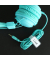 Label-The-Cable Mini 10er Set weiß 10 kleine Klettbinder mit