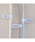 Label-The-Cable Mini 10er Set weiß 10 kleine Klettbinder mit
