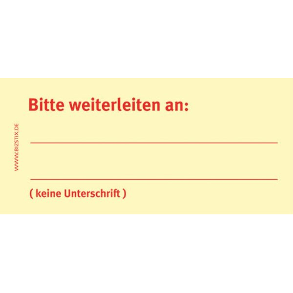 4260184863051 - Haftnotizen 75 x 35 mm gelb Bitte weiterleiten an 4260184863051 notizblock24