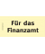 Haftnotizen bedruckt 1301010119, Business Haftnotizen 1301010119, 75x35mm (HxB), gelb, "Für das Finanzamt", rechteckig, "Für das