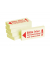Haftnotizen bedruckt 1301010125, Business Haftnotizen 1301010125, 75x35mm (HxB), gelb, "Bitte hier Firmenstempel und Unterschrif