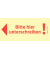 Haftnotizen bedruckt 1301010143, Business Haftnotizen 1301010143, 75x35mm (HxB), gelb, "Bitte hier unterschreiben" Pfeil nach li