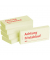 Haftnotizen bedruckt 1301010153, Business Haftnotizen 1301010153, 75x35mm (HxB), gelb, "Achtung Fristablauf am", rechteckig, "Ac