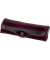 Brillenetui Mika, Leder, rot 15x6x3cm, Druckknopf
