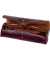 Brillenetui Mika, Leder, rot 15x6x3cm, Druckknopf