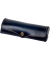 Brillenetui Mika, Leder, blau 15x6x3cm, Druckknopf