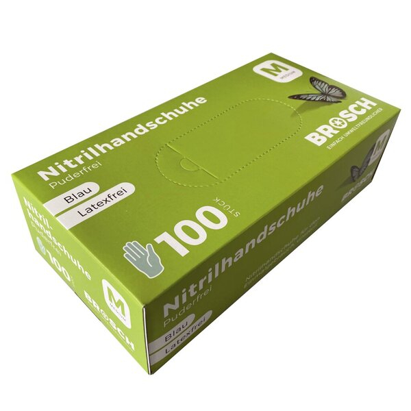 4260604112783 - Einweghandschuhe Acrylnitril-Butadien-Kautschuk blau Größe M 4260604112783 100 Stück
