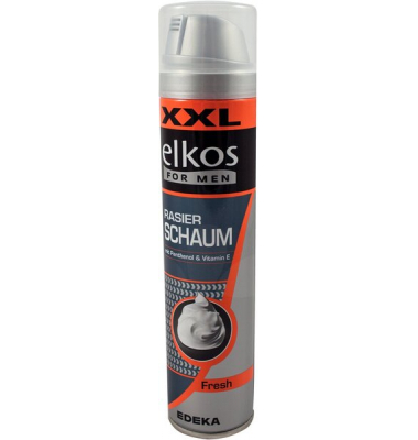 Rasierschaum elkos für Männer Fresh, 300ml