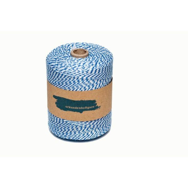 CSK Kontorbedarf Urkunden-Heftgarn blau/weiß Rolle ca. 360m 4319111110147 CSK Kontorbedarf