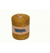 Urkunden-Heftgarn schwarz/gold Rolle ca. 360m
