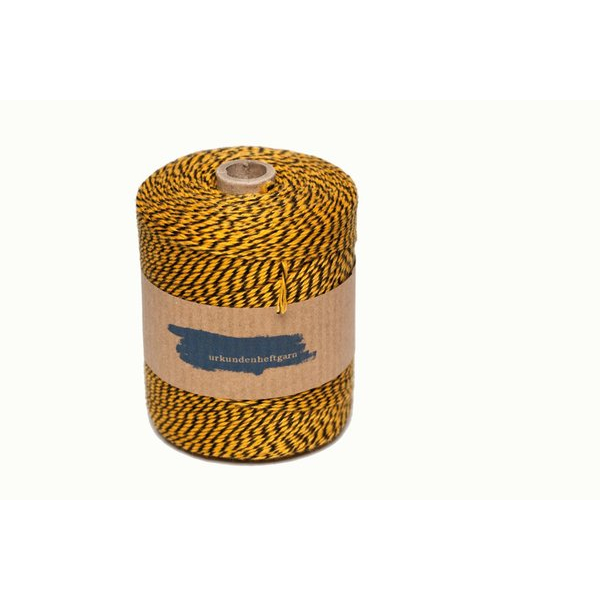 4319111110208 - Urkunden-Heftgarn schwarz gold Rolle ca 360m 4319111110208 F200326