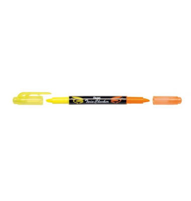 Textmarker TwinChecker, SLW8-GF, 2-farbig , 1-5mm Keilspitze Textmarker TwinChecker, SLW8-GF, 2-farbig , 1-5mm Keilspitze