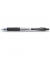 Gelschreiber G-2, 2605001, transparent schwarz (Schreibfarbe: schwarz), 0,4mm, Druckmechanik, nachf&uuml;llbar