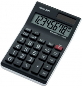 Taschenrechner EL-310ANWH, große 8-stellige LCD-Anzeige, Wurzel-