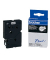 P-touch Schriftband TC-201 12mm x 7,7m schwarz/weiß laminiert selbstklebend