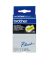 P-touch Schriftband TC-601 12mm x 7,7m schwarz/gelb laminiert selbstklebend