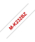 P-touch Schriftband MK-232BZ 12mm x 8m rot/weiß selbstklebend