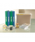 P-touch Schriftband TZe-133 12mm x 8m blau/farblos laminiert selbstklebend