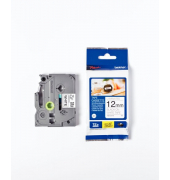 Schriftbandkassette TZE231S laminiert, 12mm breit/4m lang