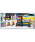 P-touch Schriftband TZe-521 9mm x 8m schwarz/blau laminiert selbstklebend