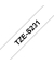 P-touch Schriftband TZe-S231 12mm x 8m schwarz/weiß laminiert stark selbstklebend