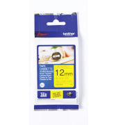 Schriftbandkassette TZE631S laminiert, 12mm breit/4m lang