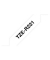 P-touch Textil-Schriftband TZe-R231 12mm x 4mschwarz/weiß