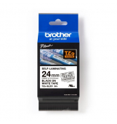 Farbband P-Touch, 24 mm / 8 m, schwarz auf weiß, selbstlaminierend