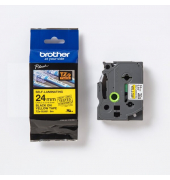 Farbband P-Touch, 24 mm/ 8 m, schwarz auf gelb, selbstlaminierend