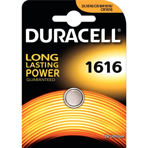 5000394030336 - DURA CR1616 X1 - Lithium-Knopfzelle CR1616 3V 160x16 mm 1er-Pack 5000394030336 - DURA CR1616 X1 - Lithium-Knopfzelle CR1616 3V 160x16 mm 1er-Pack
