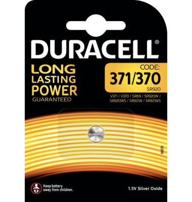 Batterie Silver Oxide, Knopfzelle 370/371, SR69, 1.5V ,Watch