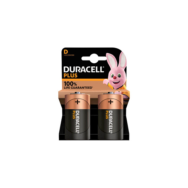 5000394141988 - 5V Batterien 1x2 Duracell Plus Mono D MN1300 LR20 15V 147299 5000394141988