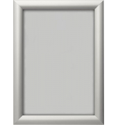 Plakat-Klapprahmen, SFA5S, silber, A5, 25mm Profil, Aluminium, eloxiert