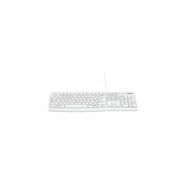 logitech PC-Tastatur K120, mit Kabel (USB), leise, weiß - Bürobedarf  Thüringen