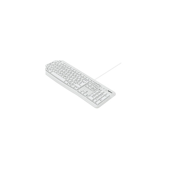 logitech PC-Tastatur K120, mit Kabel (USB), leise, weiß - Bürobedarf  Thüringen