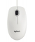 PC-Maus B100 910-003360, 3 Tasten, mit Kabel, USB-Kabel, optisch, weiß