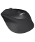 PC-Maus M330 Silent Plus 910-004909, 3 Tasten, kabellos, USB-Funk, Rechtshänder, optisch, schwarz